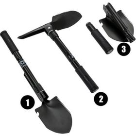 Rox 42 cm Camping 0106 Pusulalı Mini Katlanır Kürek Kamp Küreği