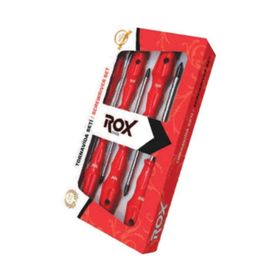 Rox 5 Parça Düz Tornavida Takımı