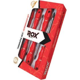 Rox 5 Parça Düz Tornavida Takımı