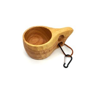 Rox Wood 001 Desenli Kuksa Ahşap Bardak