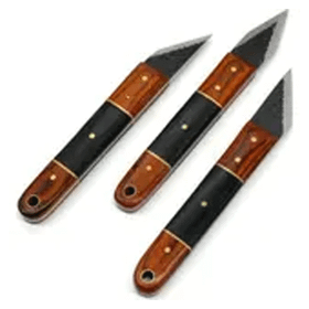 Rox Wood 0056 LUBAN 3 Parça Ahşap İşaretleme Bıçak Seti
