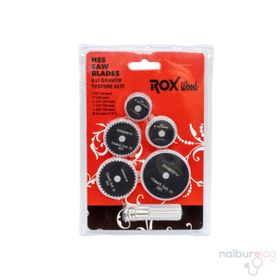 Rox Wood 0088 6 Parça Hss Gravür Makinası Mini Testere Seti