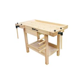 Rox Wood 0111 106 cm İki Mengeneli Hobi Ahşap Oyma Marangoz Çalışma Tezgahı