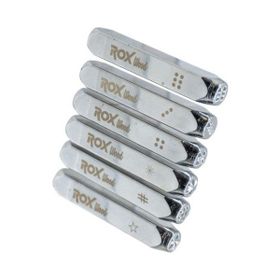 Rox Wood 0190 6 mm 6 Parça İşaretleme Zımba Seti