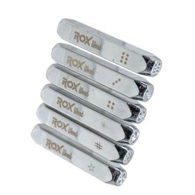 Rox Wood 0190 6 mm 6 Parça İşaretleme Zımba Seti