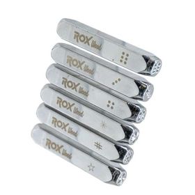 Rox Wood 0190 6 mm 6 Parça İşaretleme Zımba Seti
