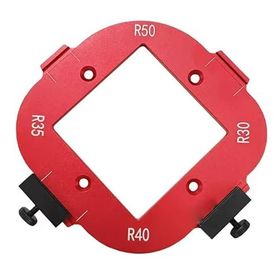 Rox Wood 0282 Alüminyum 4 Açılı Köşe Yönlendirici Freze Şablonu