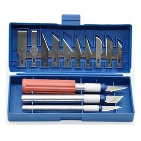 Rox Wood 13 Parça Neşter Tip Maket Bıçağı Seti