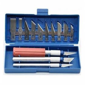 Rox Wood 13 Parça Neşter Tip Maket Bıçağı Seti