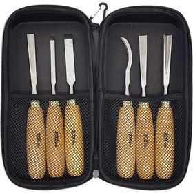 Rox Wood 15399068 6 Pcs Neopren Çantalı Oyma Seti