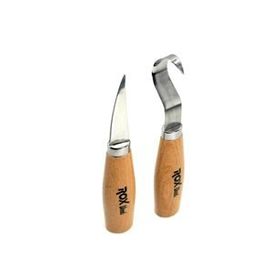Rox Wood 2 Parça Kaşık Oyma Bıçak Seti
