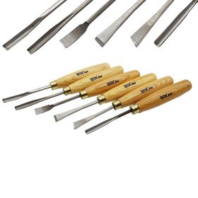 Rox Wood 6 Parça Ahşap Kutulu Ahşap Oyma İskarpela Seti