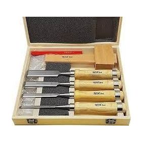 Rox WOOD 9 Parça Ahşap İskarpela Seti