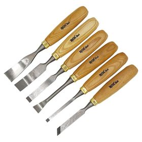 Rox Wood 9097 12 Parça Ahşap Kutulu Ahşap Oyma İskarpela Seti
