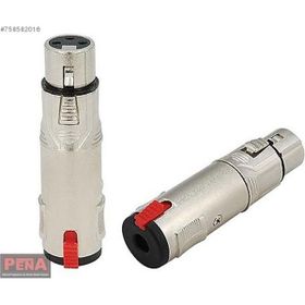 Roxtone RX-J387 XLR 3Pin Dişi - 6.3 mm Stereo Dişi Çevirici