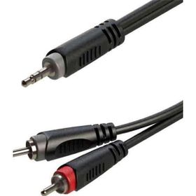 Roxtone RX-K12910 10 mt 3.5 mm Stereo Çift RCA Gitar Ses Kablo