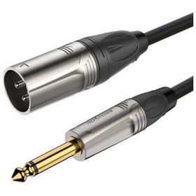Roxtone RX-K13101 XLR Erkek-6.3 mm 1 m Mono Jaklı Kablo