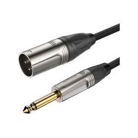 Roxtone RX-K13105 XLR Erkek-6.3 mm 5 m Mono Jaklı Kablo