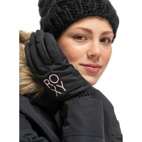 Roxy ERJHN03207 Fresh Fields Insulated Siyah Kadın Kayak Eldiveni