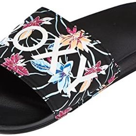 Roxy Slippy Siyah Azela Pink Kadın Sandalet