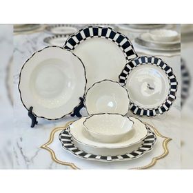 Roy King Black Time 24 Parça Yemek Takımı