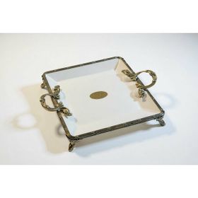 Roy King Classy Kare 24x30 cm Antik Sunum Tabak