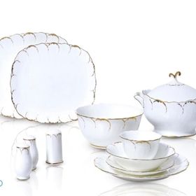 Roy King Queen Gold 58 Parça Yemek Takımı