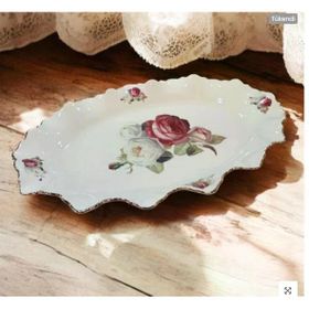 Roy King Rose 33 cm Oval Sunum Tabak