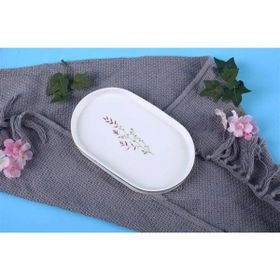 Roy King SCS 018 Lavander 20x9 cm Mor Lavanta Kayık Tabak