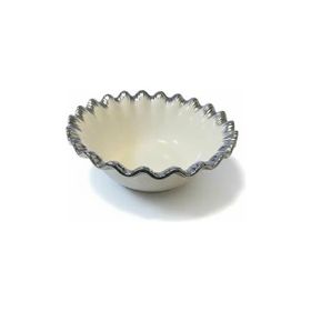 Roy King Sofia Silver 26x8 cm Yuvarlak Salata Kase