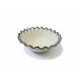 Roy King Sofia Silver 26x8 cm Yuvarlak Salata Kase
