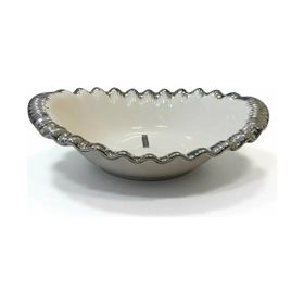 Roy King Sofia Silver 33x21x7 cm Oval Salata Kase