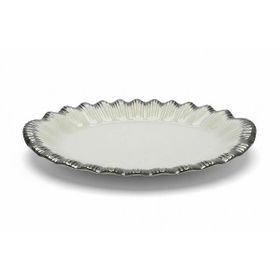 Roy King Sofia Silver 38x24 cm Oval Sunum Tabak