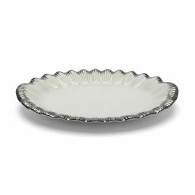 Roy King Sofia Silver 38x24 cm Oval Sunum Tabak