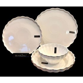 Roy King Twist Silver 24 Parça Yemek Takımı