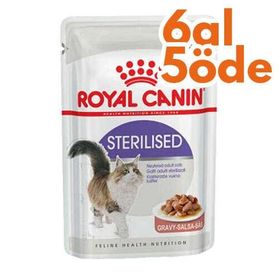 Royal 85 gr - 6 Al 5 Öde Canin Gravy Sterilised Kısırlaştırılmış Yaş Kedi Maması