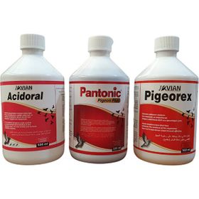 Royal Acidoral Pigeorex Pantonic 3'lü 500 ml Tamamlayıcı Yem Seti