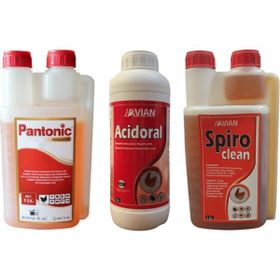 Royal Acidoral Spiro Clean Pantonic 3'lü 1 lt Tamamlayıcı Yem Seti