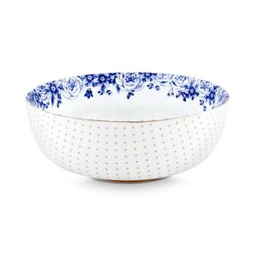 Royal Altın Puantiyeli 20 cm Beyaz Kase