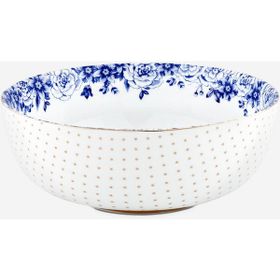 Royal Altın Puantiyeli 20 cm Beyaz Kase