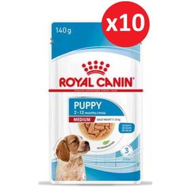 Royal Canin 10x140 gr Medium Puppy Köpek Yaş Maması