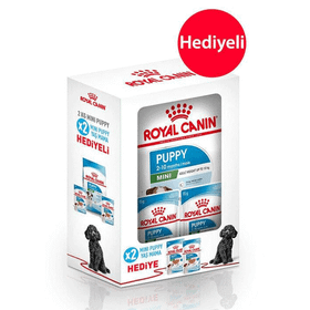 Royal Canin 2 kg Box Puppy Yavru Köpek Maması ve 2 Adet Yaş Mama