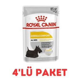 Royal Canin 4x85 gr Dermacomfort Hassas Yetişkin Köpek Pouch Konserve