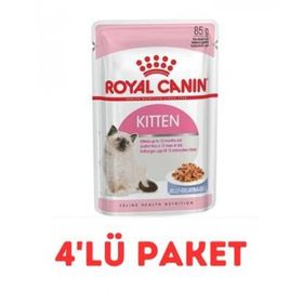 Royal Canin 4x85 gr Kitten Instinctive İn Jelly Yavru Kedi Jel Konservesi