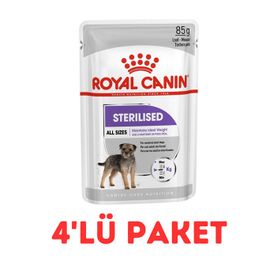 Royal Canin 4x85 gr Sterilised Kısılaştırılmış Köpekler İçin Pouch Konserve