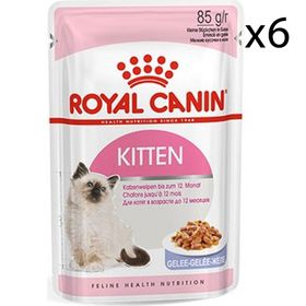 Royal Canin 6x85 gr Pouch Kitten Sos İçinde Yavru Kedi Konservesi