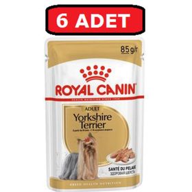 Royal Canin 6x85 gr Pouch Yorkshire Terrier Irkı Özel Yaş Köpek Maması