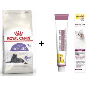Royal Canin +7 Yaş Üzeri 3.5 kg Kısırlaştırılmış Kedi Maması + Gimcat 100 gr Malt