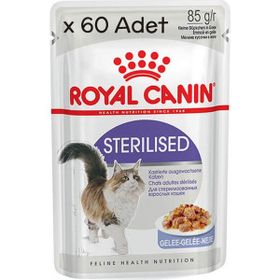 Royal Canin 85 gr x 60 Adet Sterilised Jelly Pouch Kedi Maması