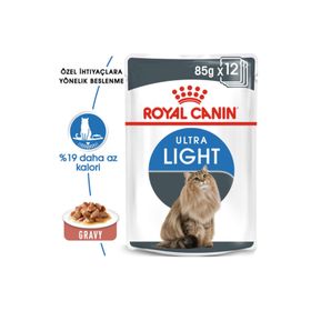Royal Canin 85x12 gr Ultra Light Diyet Kedi Konserve Maması